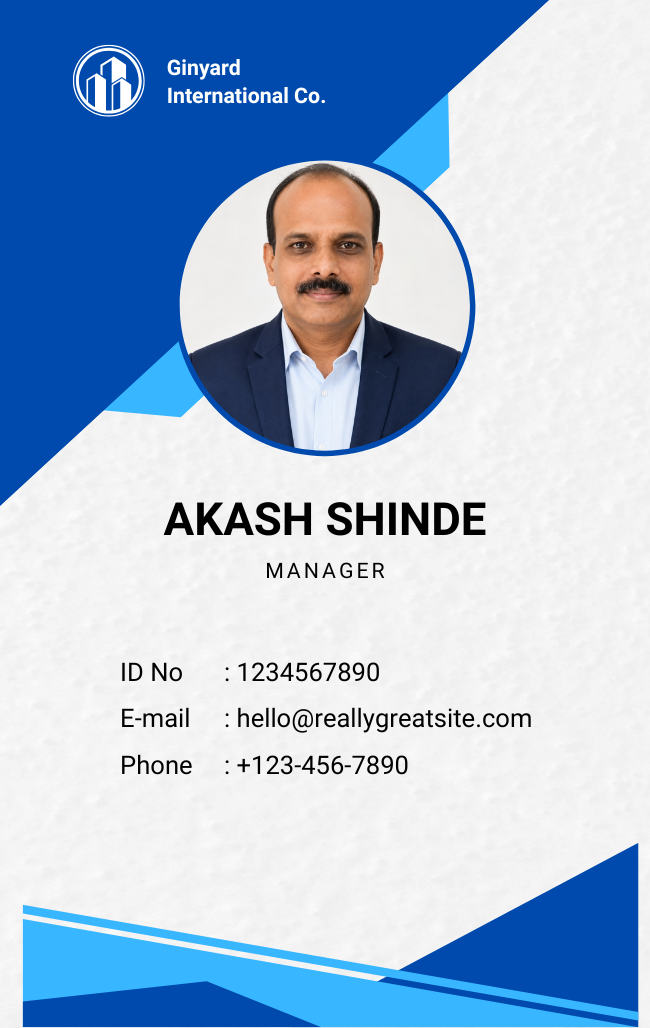 Blue Corporate Manager