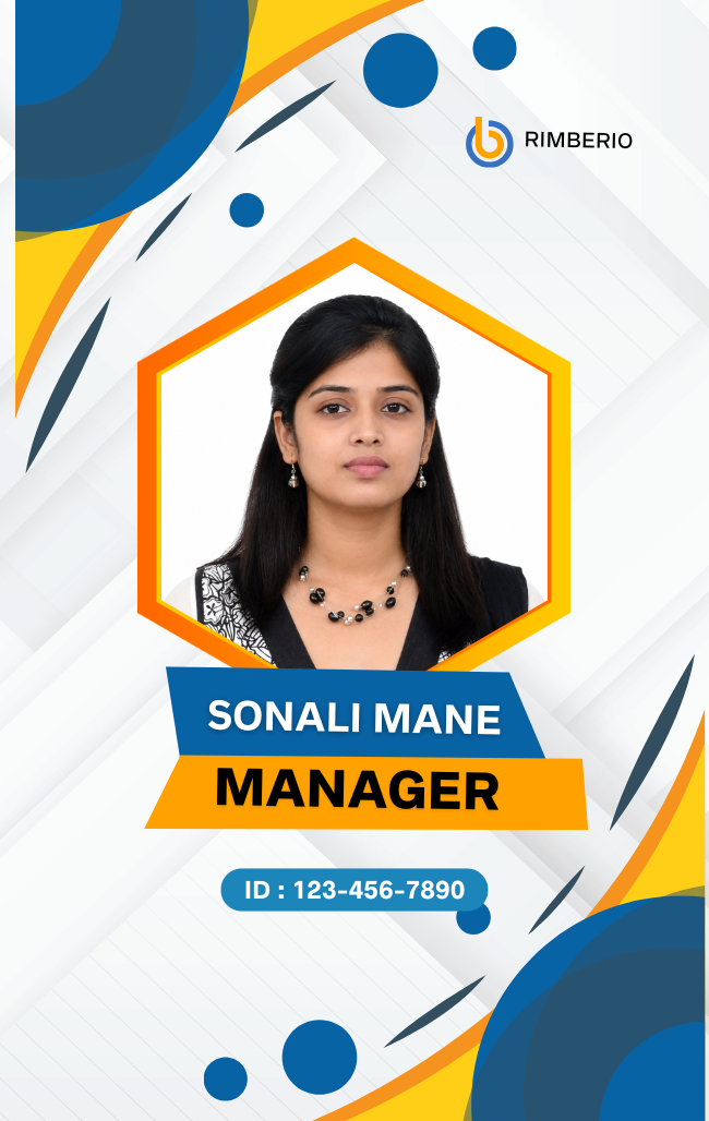 Blue Yellow Corporate Manager